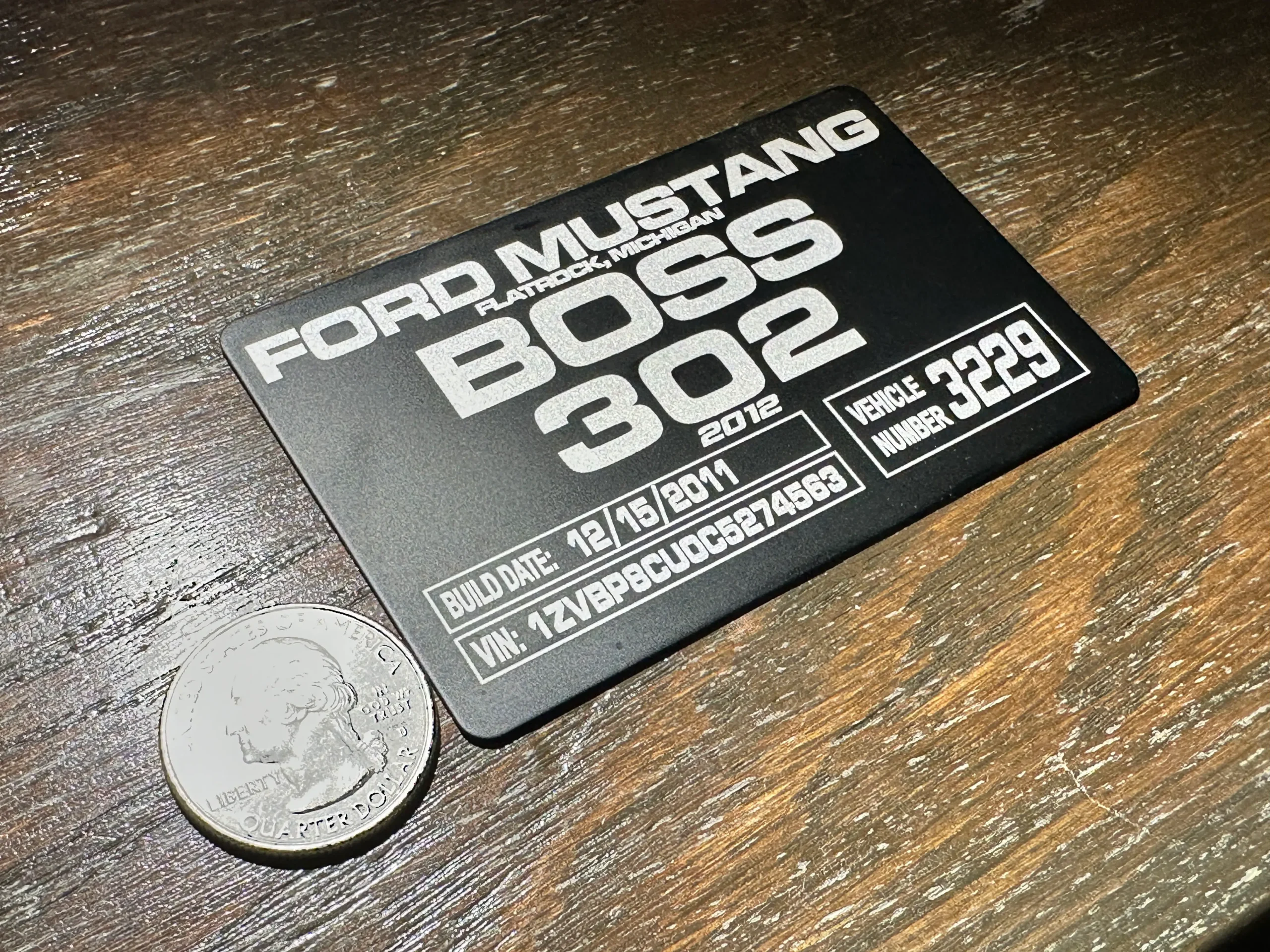 BOSS 302 ID PLATE - Image 4