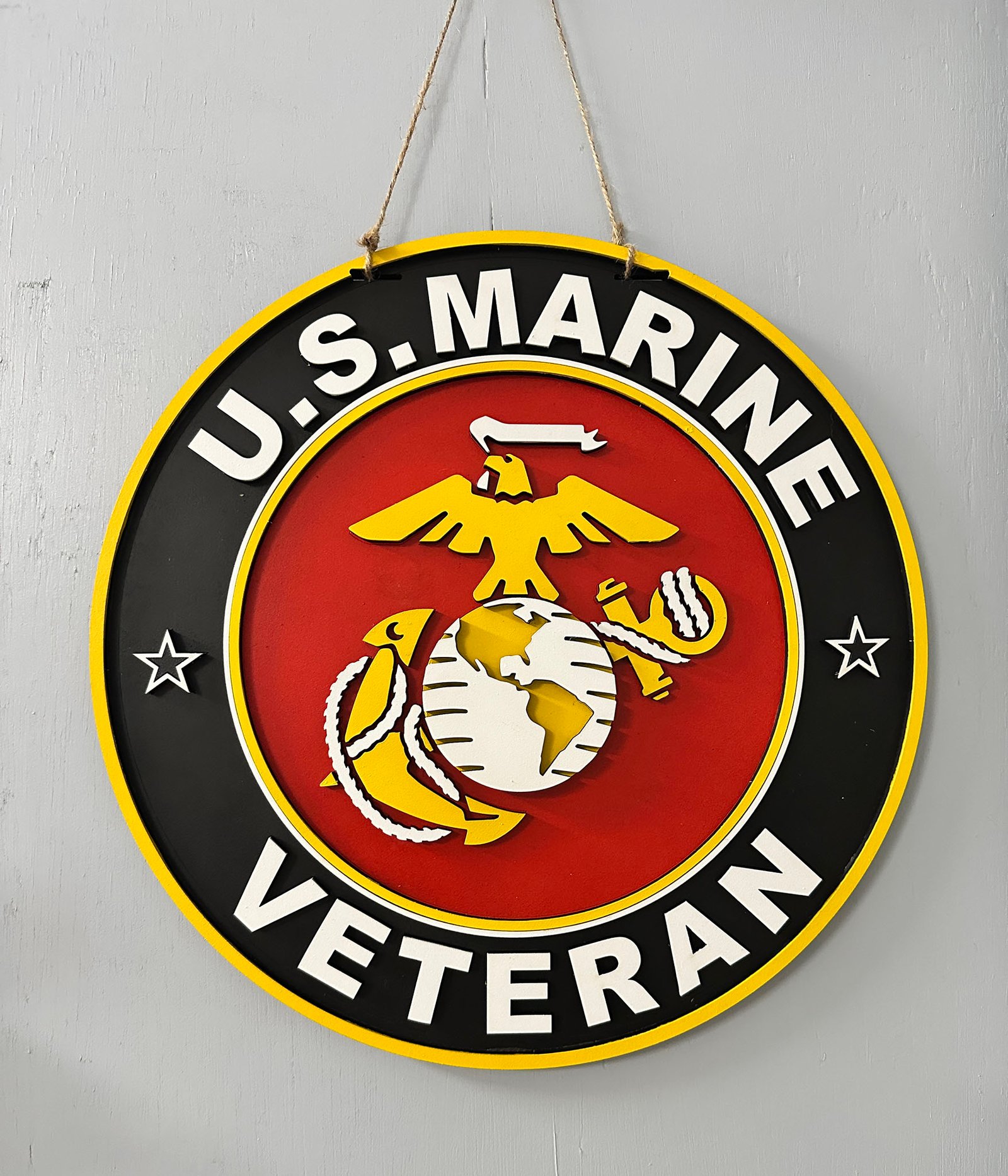 U.S. Marine Veteran Door Hanger