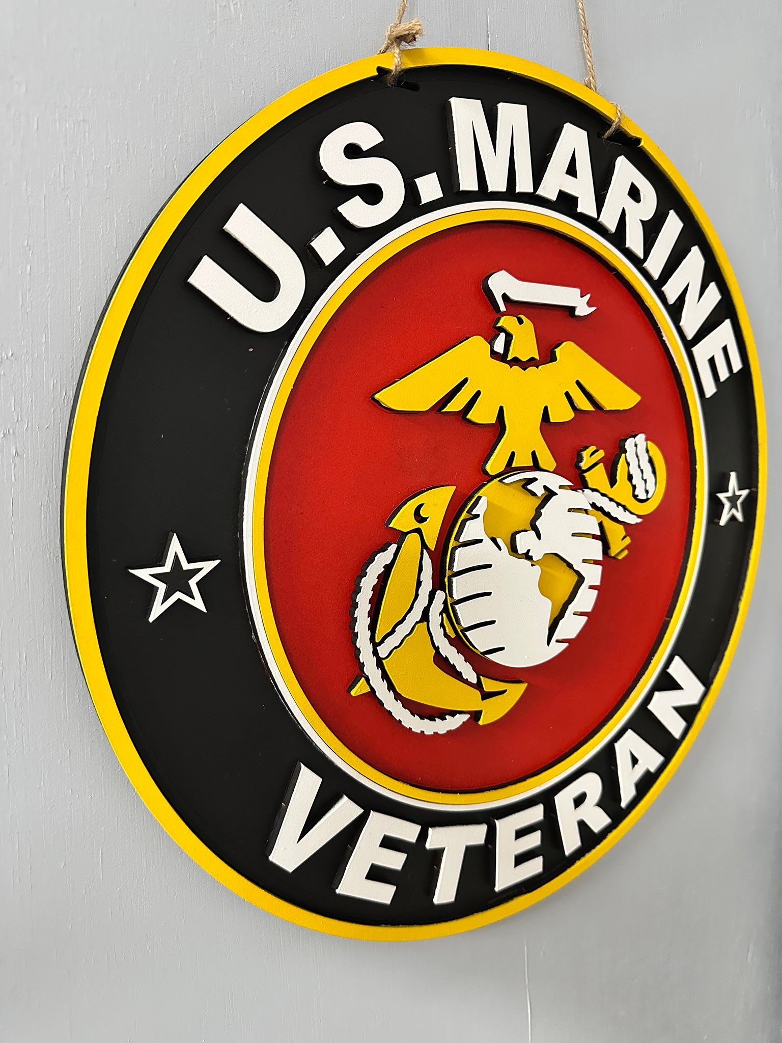 U.S. Marine Veteran Door Hanger - Image 4