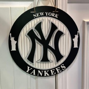NY Yankees Door Hanger
